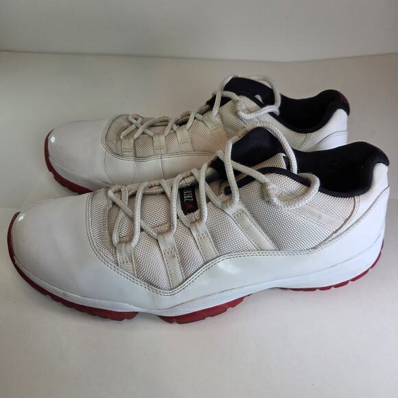 Nike Air Jordan 11 Retro Low Cherry 2012 White Red Size 13 528895-101 main image 11